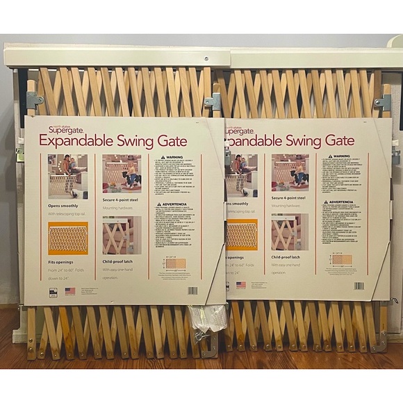 NORTH STATES Supergate Expandable Swing Gate 32” H x 24-60” W - NWT - Picture 7 of 7